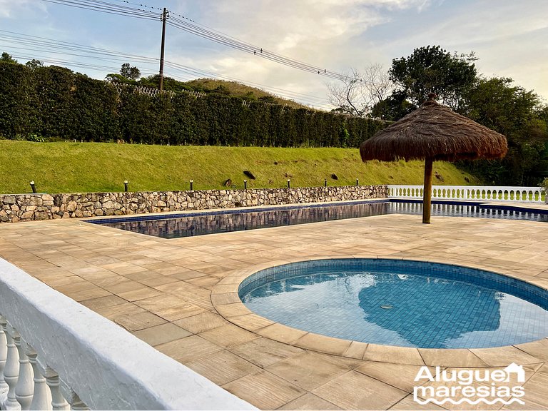 Casa con piscina privada en Paúba, un pueblo