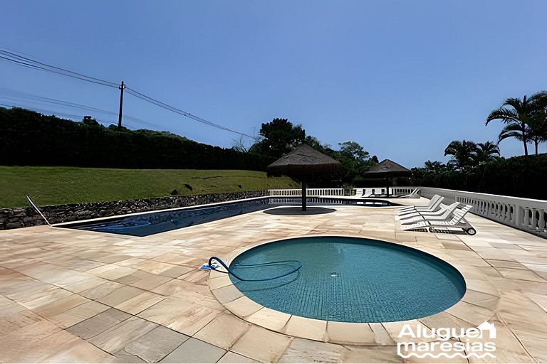 Piscina privativa, 3 suítes c/ar