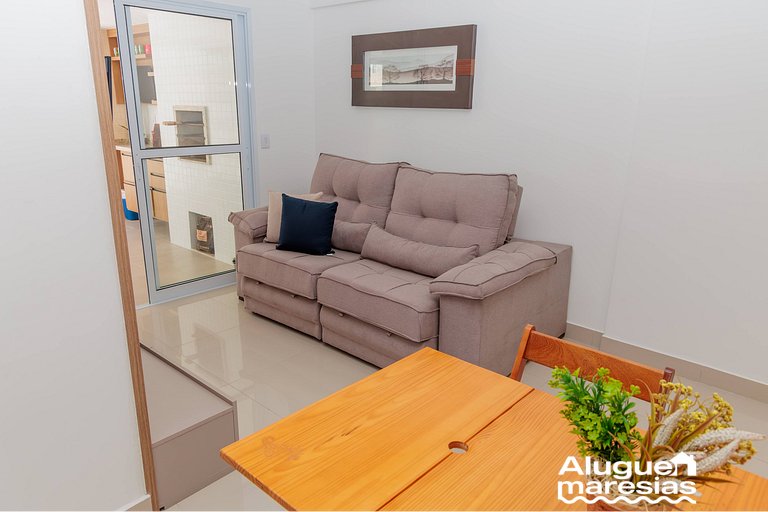 250m from the sea, swimming pool and bed linen