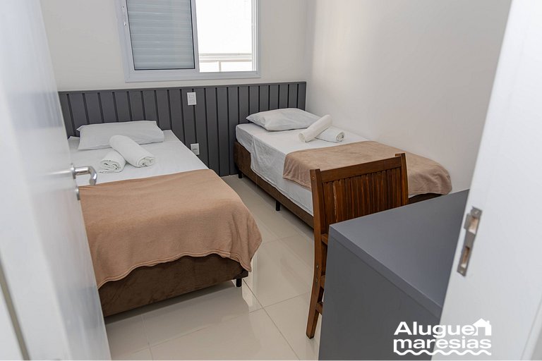 250m from the sea, swimming pool and bed linen