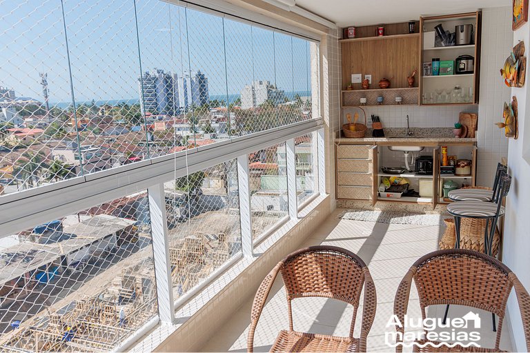 A 250m del mar, piscina y ropa de cama.