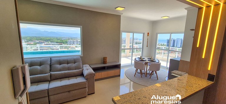 250m from the sea, swimming pool and bed linen