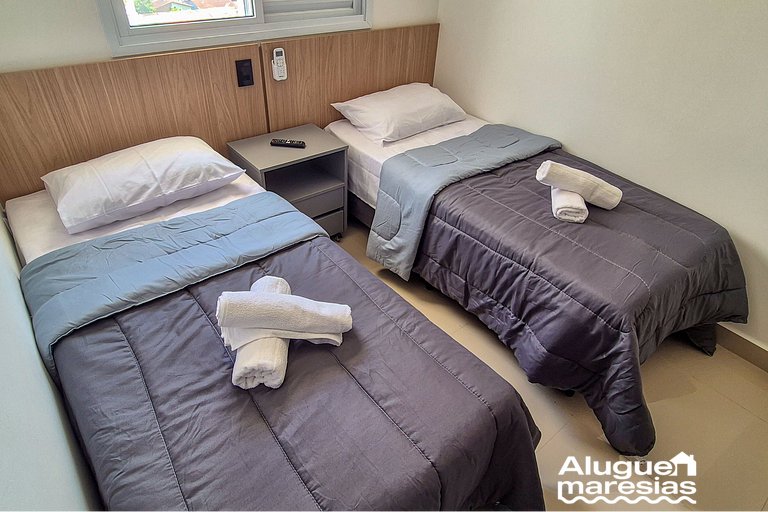 250m from the sea, swimming pool and bed linen