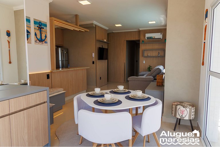 250m from the sea, swimming pool and bed linen