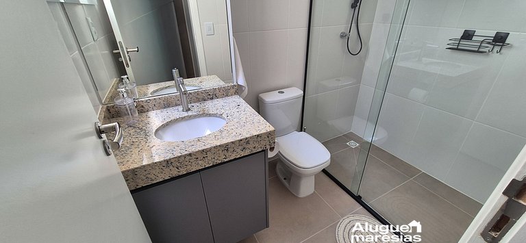 A 250m del mar, piscina y ropa de cama.