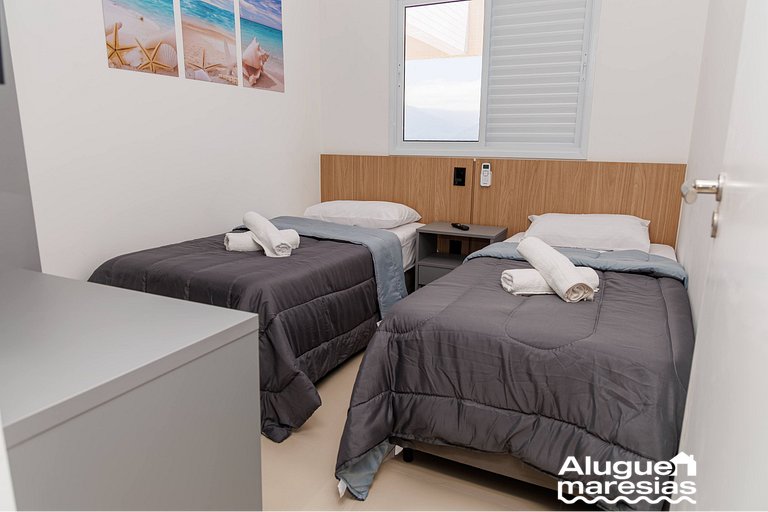 250m from the sea, swimming pool and bed linen