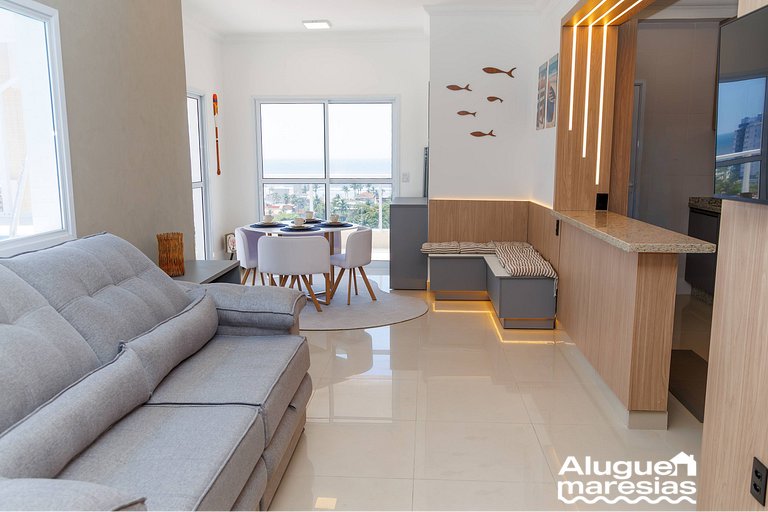 250m from the sea, swimming pool and bed linen