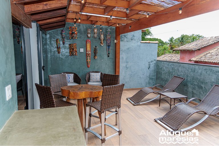 Casa a 3 min andando da Praia de Paúba c/ WIFI top