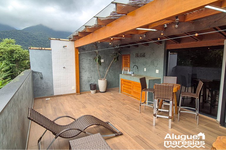 Casa a 3 min andando da Praia de Paúba c/ WIFI top