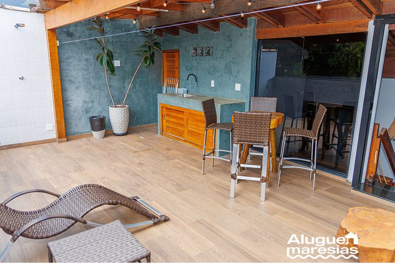 Casa a 3 min andando da Praia de Paúba c/ WIFI top