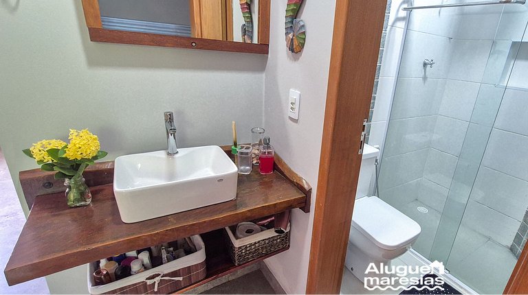 Casa a 3 min andando da Praia de Paúba c/ WIFI top