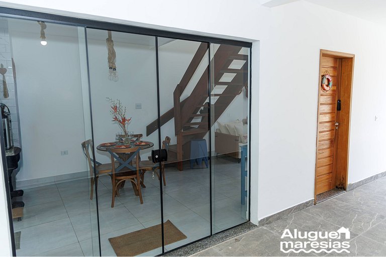 Casa Boa: comodidad a 600 metros de la Playa de Paúba