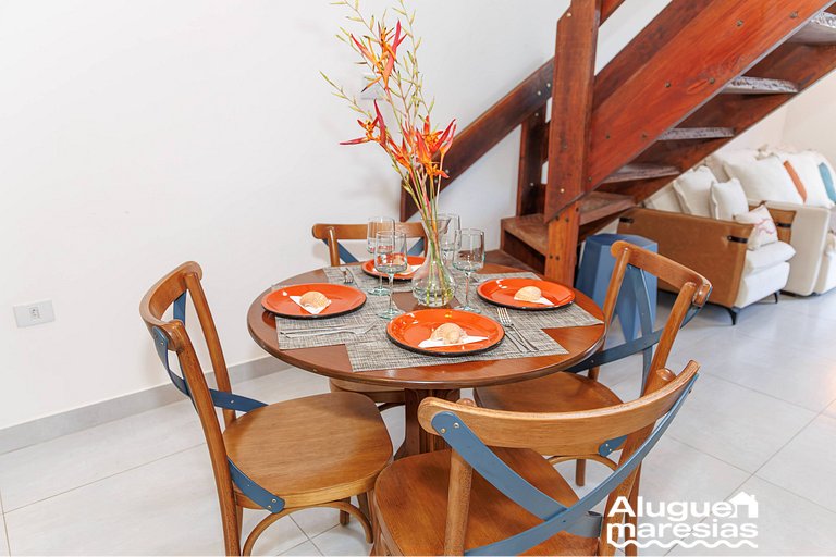 Casa Boa: comodidad a 600 metros de la Playa de Paúba
