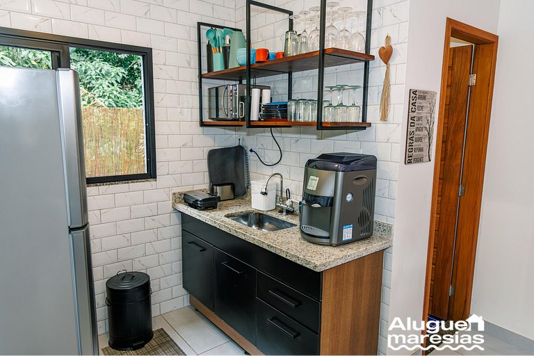 Casa Boa: comodidad a 600 metros de la Playa de Paúba