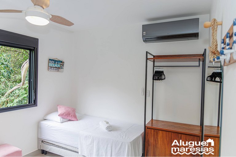 Casa Boa: comodidad a 600 metros de la Playa de Paúba